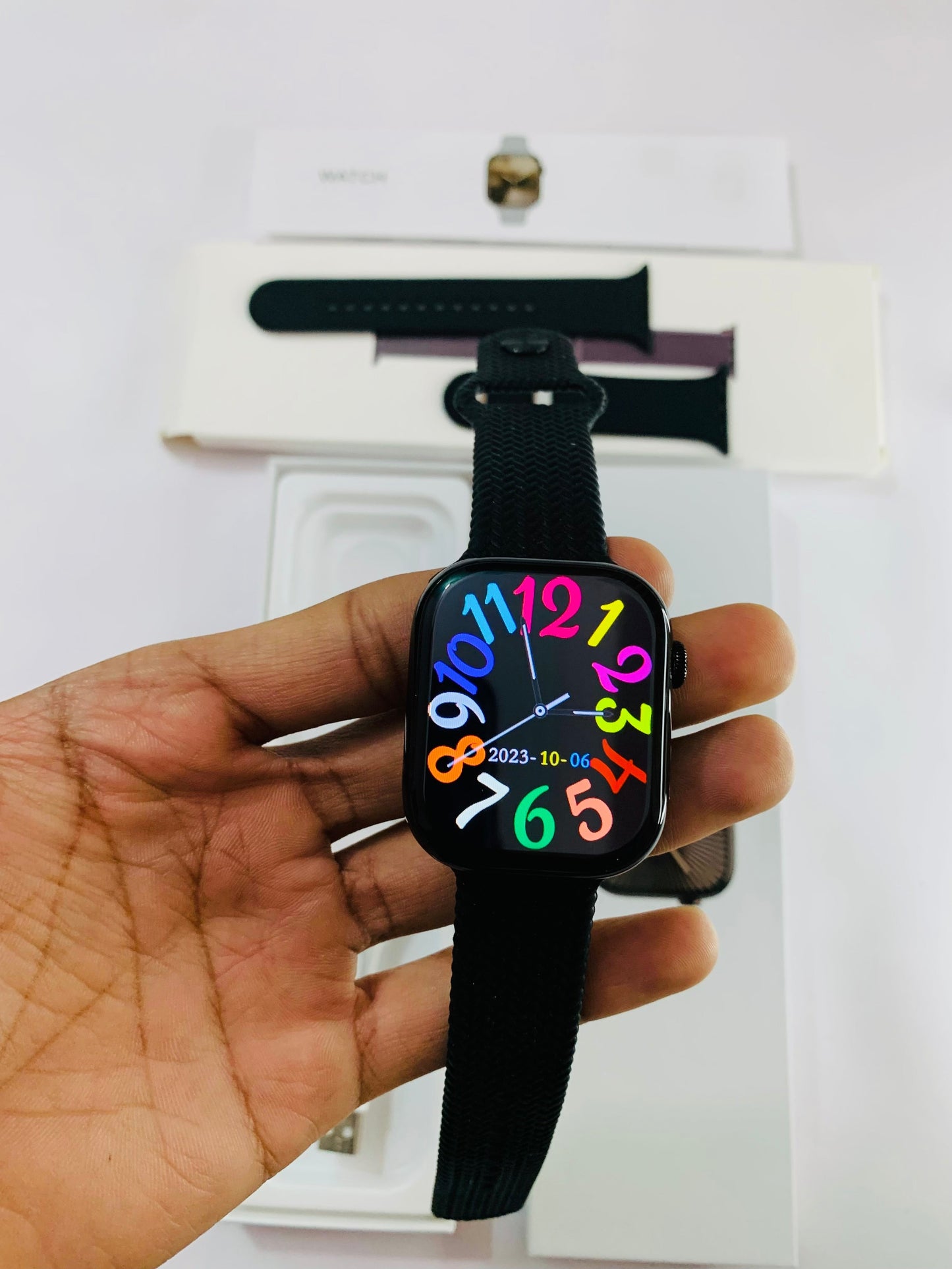 Apple series 10 watch With 2 strep and watch wireless charger with (1 year warranty)