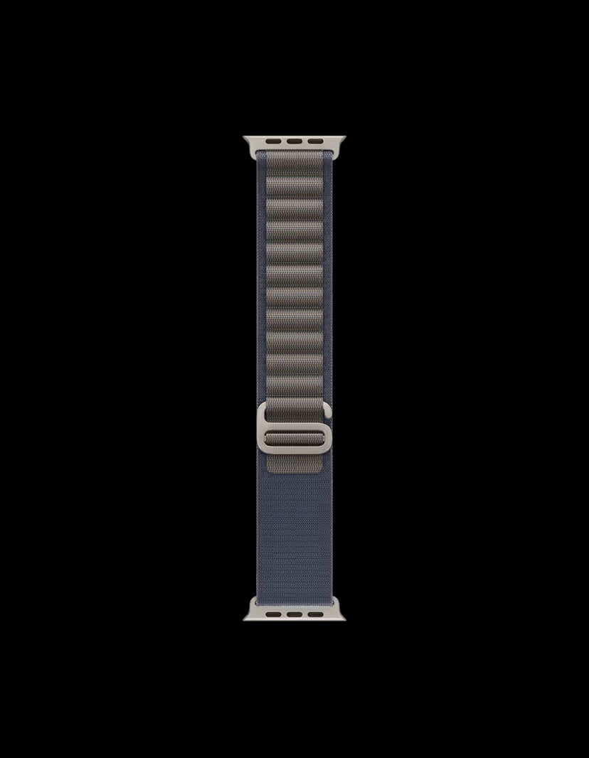 Alpine Apple Watch Band| ultra 2 band 49mm, Series 10 46mm, 9|8|7 45mm, SE2|SE|6|5|4 44mm, 3|2|1 42mm (Black),(silver)
