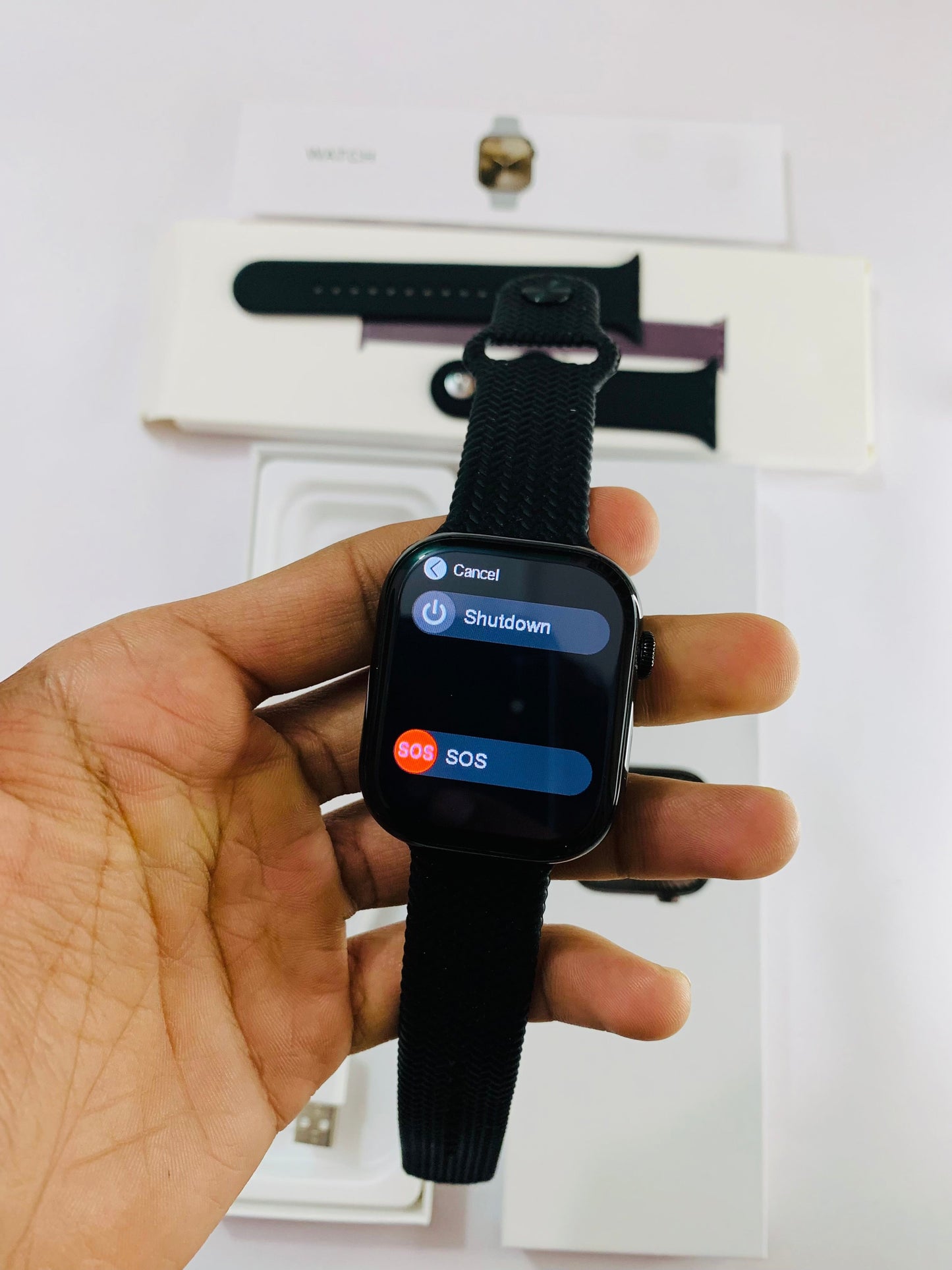 Apple series 10 watch With 2 strep and watch wireless charger with (1 year warranty)