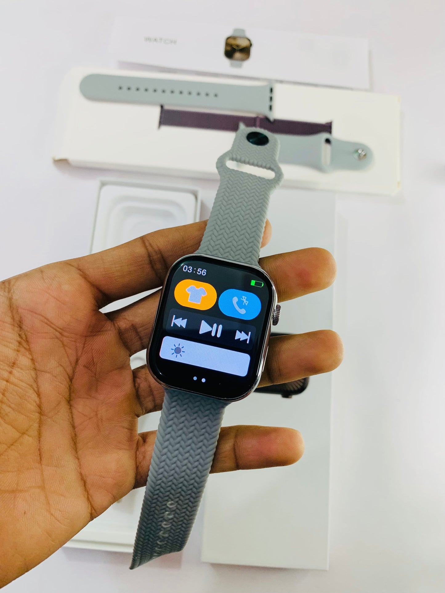 Apple series 10 watch With 2 strep and watch wireless charger with (1 year warranty)